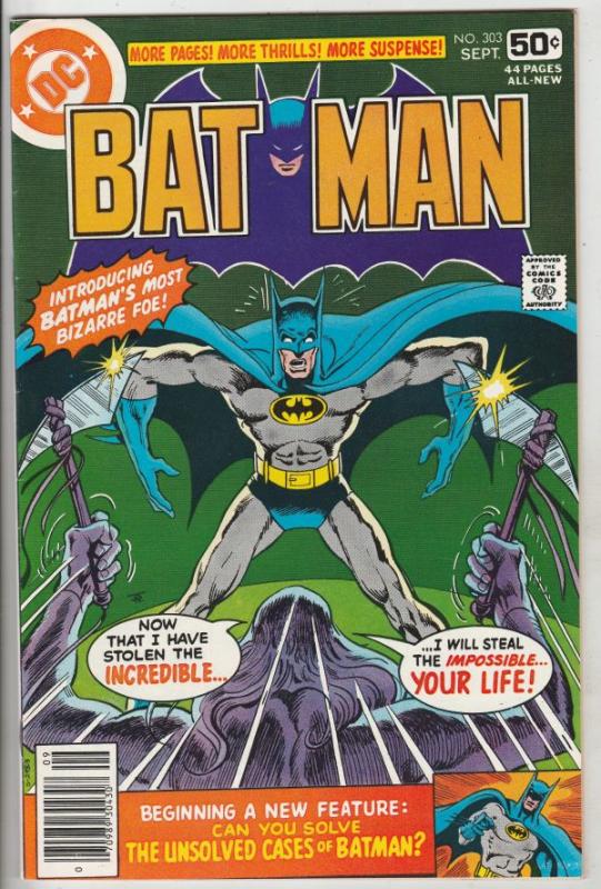 Batman #303 (Sep-78) NM- High-Grade Batman