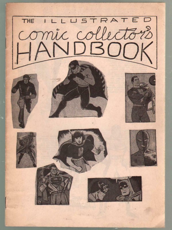 Illustrated Comic Collector's Handbook #1 1960's-SFCA-G.B. Love-R Miller-VG/FN 