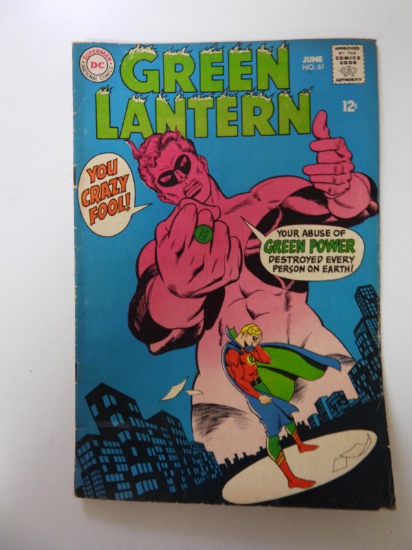 Green Lantern #61 (1968) FN- condition