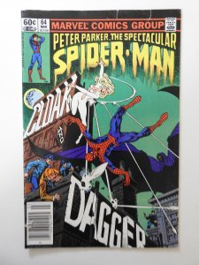The Spectacular Spider-Man #64 (1982) VG Condition! 1st App of Cloak and Dagger!