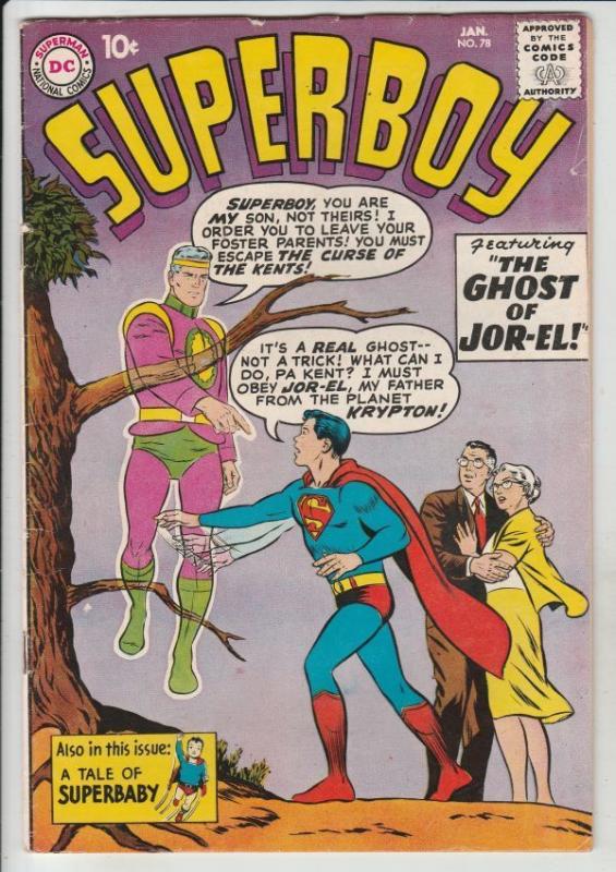 Superboy #78 strict FN+ 6.5 High-Grade   Origin - Mr. Mxyzptlk    Many more up 