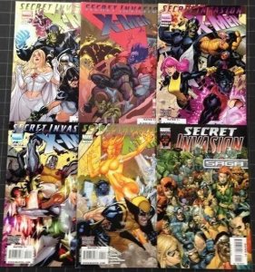 Secret Invasion (2008) Lot of 38 Books X-Men Spider-Man Inhumans Fantastic Four