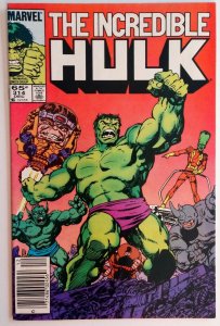 Incredible Hulk #314-NEWSSTAND