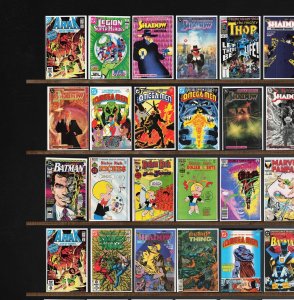 Huge Lot 150+ Comics with Detective Comics, The Omega Men, The Shadow & More!