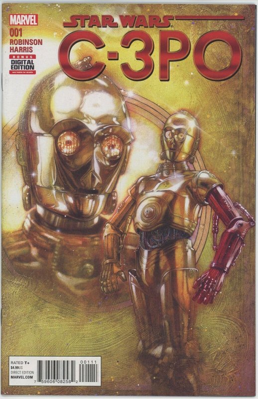 Star Wars C-3PO Special #1 (2015) - 9.0 VF/NM *Tony Harris Cover* 