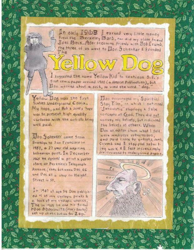 YELLOW DOG- John Thompson Special Limited edition no.6/50, signed w/sketches 