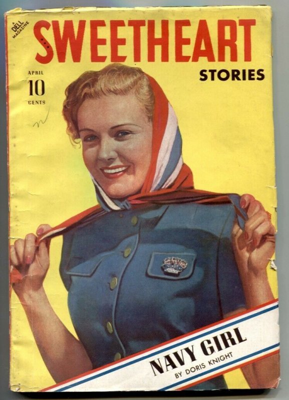 Sweetheart Stories Pulp April 1941- Navy Girl by Doris Knight FN