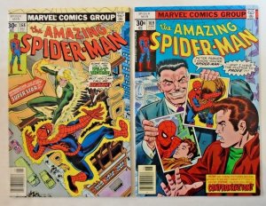 Amazing Spider-Man vol. 1 #163-166, 168-169 (6 books)