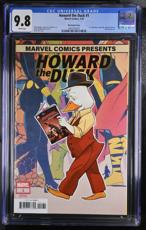 Howard The Duck #1 CGC 9.8 Annie Wu Homage Cover Variant Marvel 2023 Deadpool WP