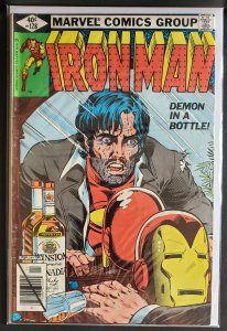 Iron Man #128 (1979) Key Issue; Iconic Cover Tony Stark alcoholism cover