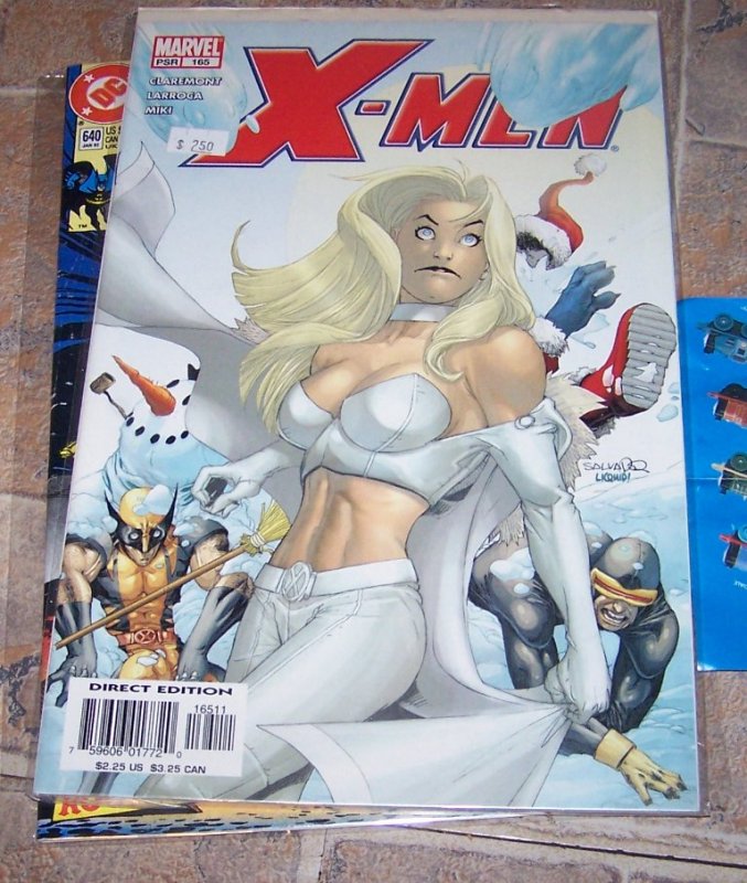 X Men # 165  2005  Marvel wolverine white queen gambit mutants HELLFIRE 