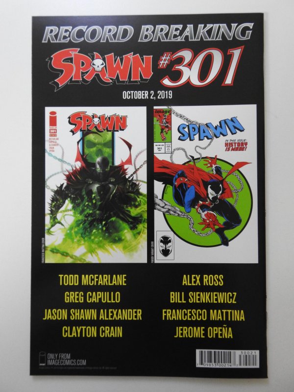 Spawn #300 McFarlane Sketch Variant Edition! Beautiful NM Condition!