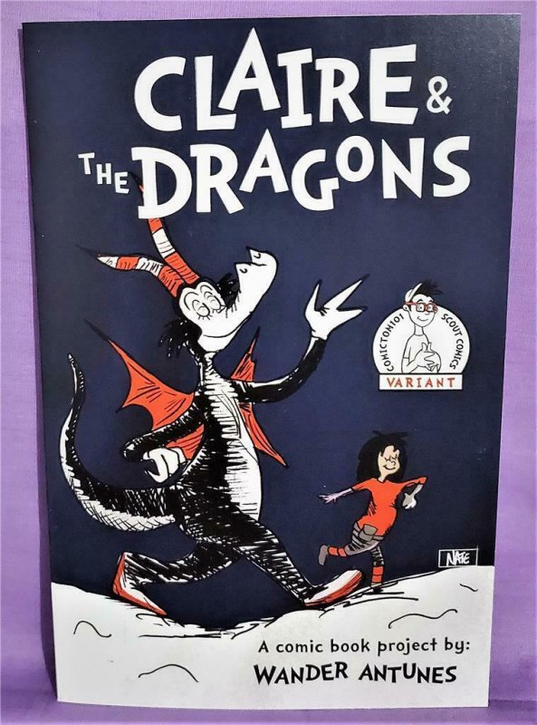 ComicTom101 CLAIRE & THE DRAGONS #1 Nate Johnson Dr Seuss Cover (Scout, 2021)!