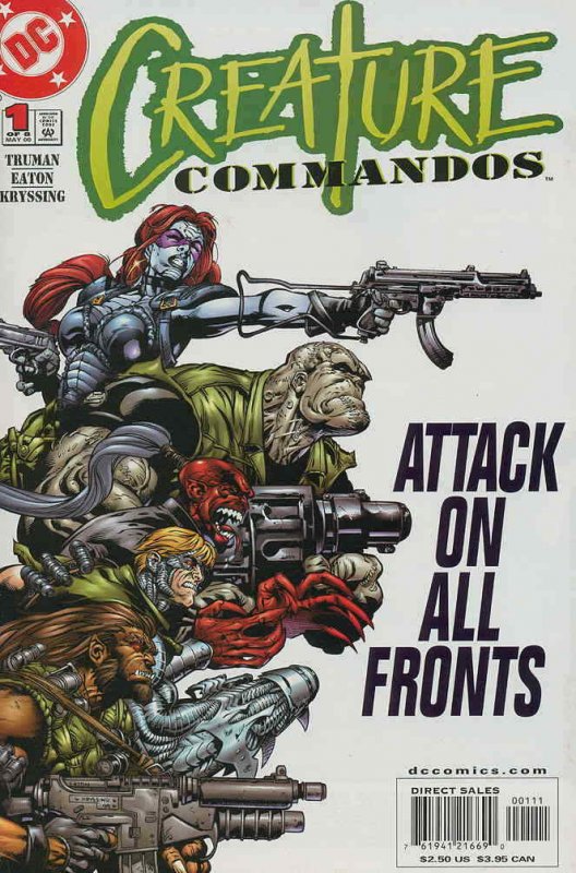 Creature Commandos #1 VF/NM; DC | save on shipping - details inside
