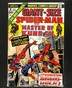 Giant-Size Spider-Man #2 Master of Kung Fu!