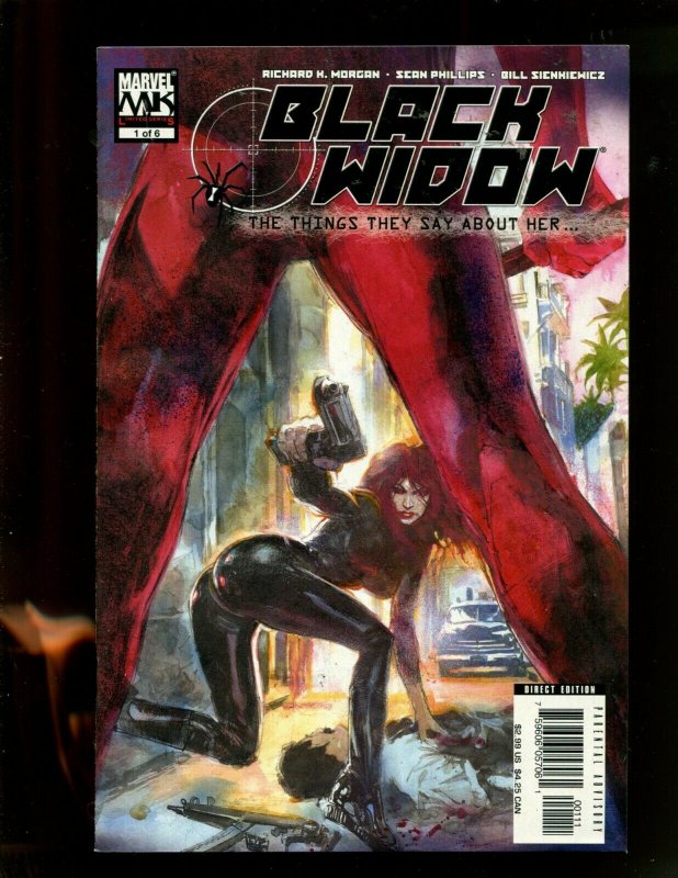 BLACK WIDOW #1 (9.2) THE THINGS THEY SAY ABOUT HER! 2005~