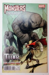 Monsters Unleashed #5 (9.4, 2017) Classic Monster vs Marvel Hero Variant