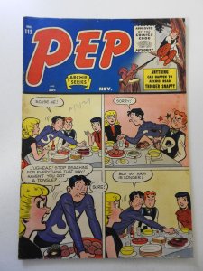 Pep #112 (1955) FN- Condition! pencil fc