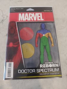 Heroes Reborn #4 (Dr. Spectrum) John T Christopher Action Figure Variant