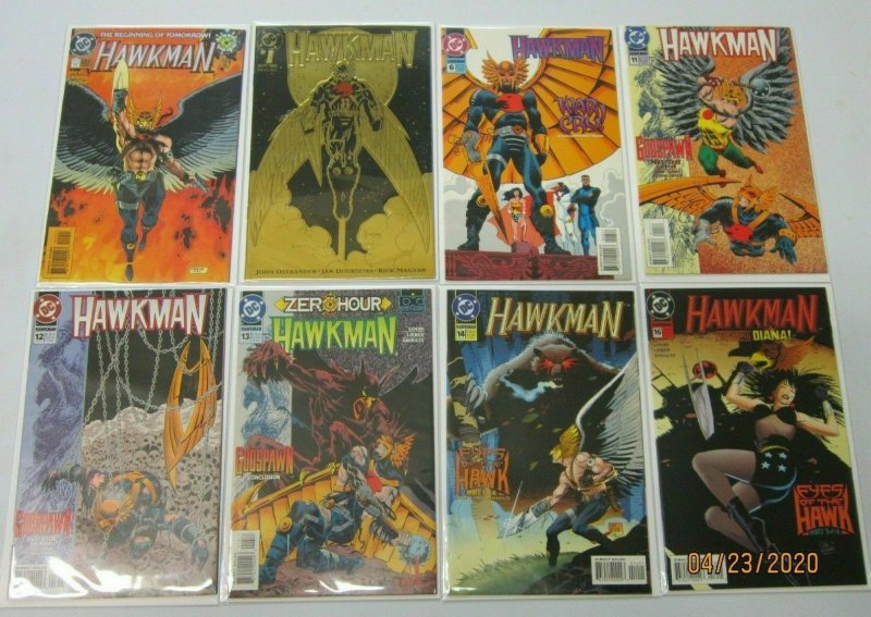 Hawkman lot from:#0-33 + Annual 3rd Series all 26 different avg 8.0 VF (1993-96)