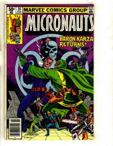 9 Marvel Comics The Micronauts # 24 25 26 27 28 Mephisto # 1 2 3 4 Acroyear NP10