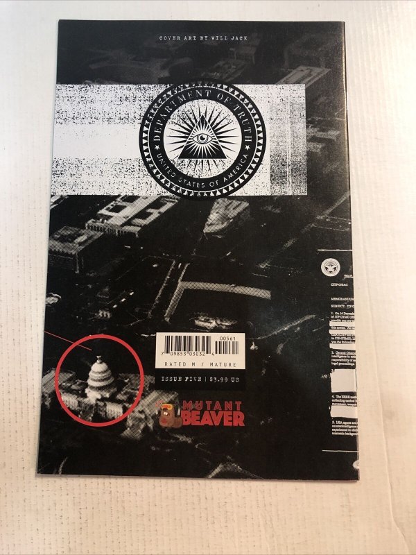 Department of Truth(2021) #5 VF/NM Signed Will Jack Exclusive Variant ~ Image