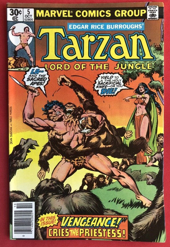 Tarzan Lord of the Jungle #2,3,4,5,6,8 (1977) Marvel Comics 