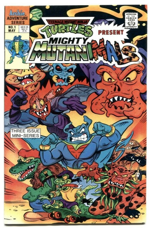 Teenage Mutant Ninja Turtles Present Mighty Mutanimals #1 1991 