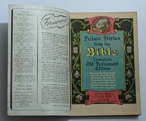 Picture Stories From The Bible Complete Old Testament Fifth Print 1945 (EC) VG 