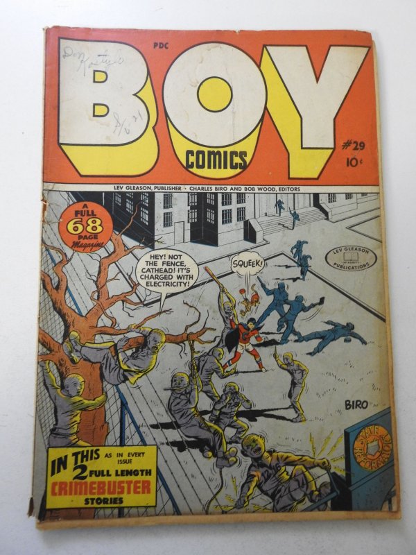 Boy Comics #29 (1946) GD Condition see desc