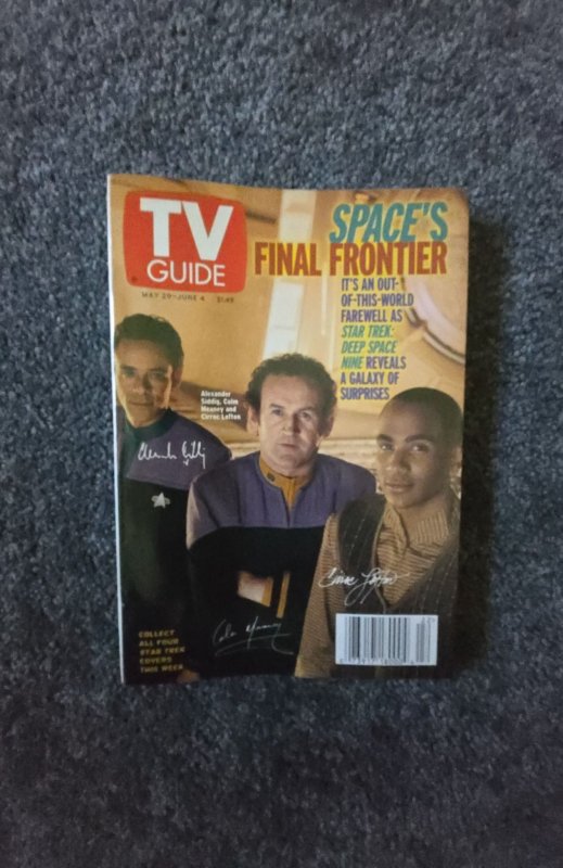 TV GUIDE Star Trek Deep Space 9 Colin Meaney May 29- June 4, 1999
