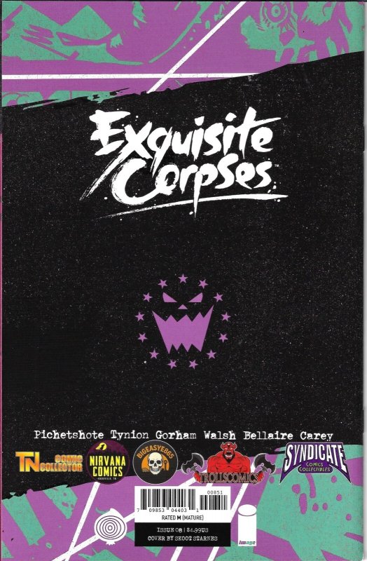 Exquisite Corpses #8 2025 Skoot Starnes Signed Exclusive Image Comics EB200