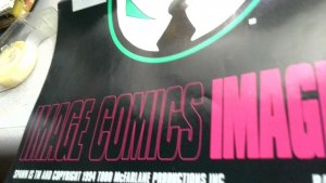 Spawn & Batman | DC/ Image | Folded Comic Shop Dealer Promo Poster| 25x17 | 1994