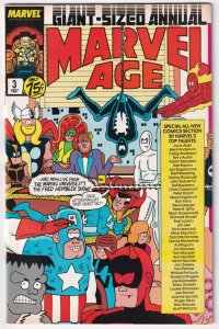 Marvel Age Annual #3 1987 Marvel Fred Hembeck Spider-Man Daredevil Silver Surfer