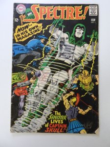 The Spectre #1 (1967) VG condition ink, stain front cover