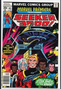 Marvel Premiere #41 (1978) Seeker 3000 Crew