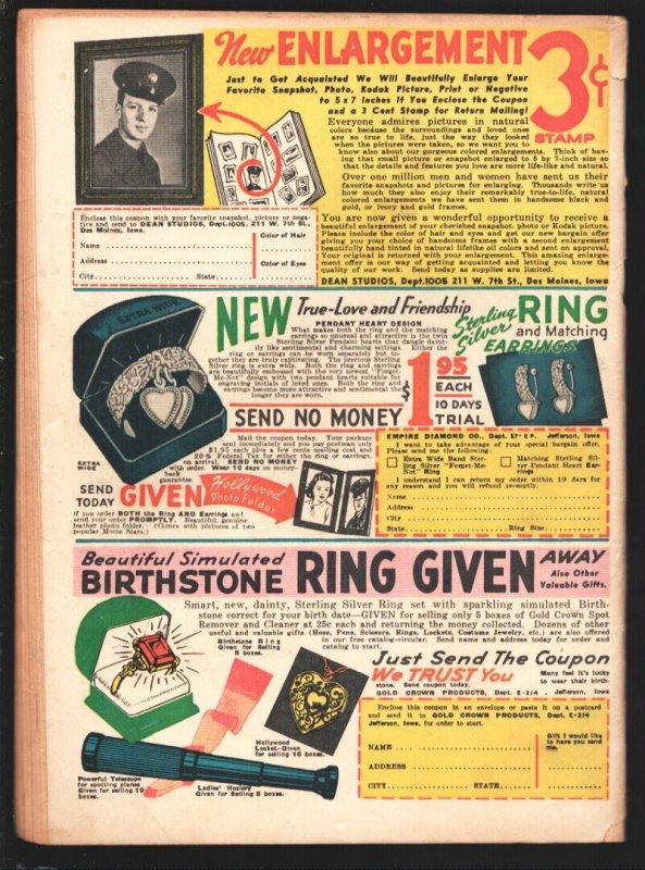 Joe Palooka #4  1942 - Life's Romances Pub. Co.  -VG- - Comic Book