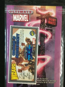ULTIMATE X-MEN WIZARD #1/2 WITH CERT.  Fisherman Collection