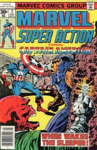 Marvel Super Action #2  VF  1977  Reprints Captain America 101  Kirby!
