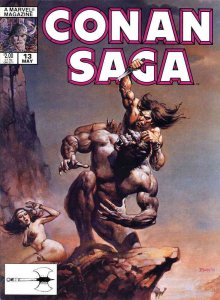Conan Saga #13 FN ; Marvel | Boris Vallejo