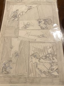 Original Birds of prey page issue #31 Page #17 Robson Rocha