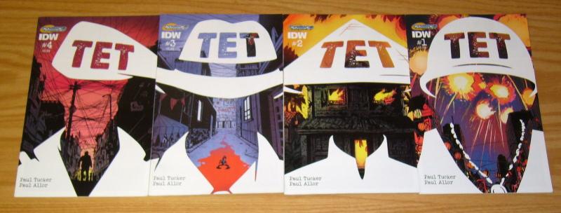 Tet #1-4 VF/NM complete series - vietnam war - idw comics set lot 2 3 nam