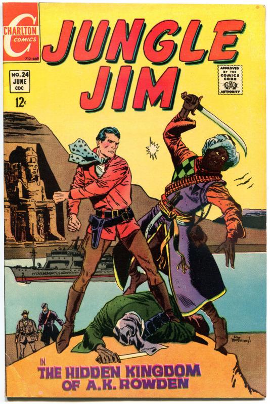 JUNGLE JIM #24 FN+, #26 FN, Charlton, 1969, Pat Boyette,more Silver age in store