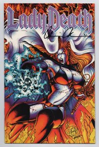 Lady Death Vol 1 #3 Signed by Brian Pulido (Chaos, 1994) VF/NM