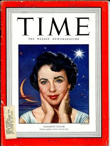 Time 8/22/1949-Liz Taylor cover & story-VG