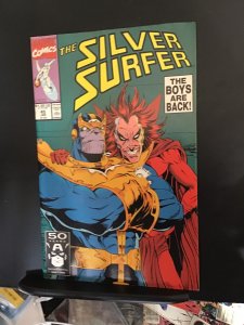 Silver Surfer #45 (1991). Thanos, Mephisto, orig. infinity stones NM-C'v...