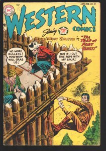 Western Comics #49 1955-DC-Last pre-code issue-Pow-Wow Smith-Nighthawk-Wyomin...