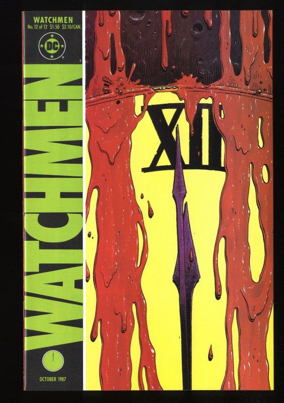 Watchmen #12 VF+ 8.5 Death Of Rorschach!