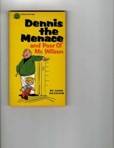 5 Dennis the Menace Books Rides Again Poor Mr Wilson Pal Joey Power + JK17