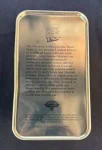 METALLIC IMPRESSIONS X-MEN COLLECTOR CARDS LIMITED EDITION TIN (Complete) 1996